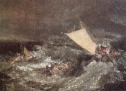 J.M.W. Turner The Shipwreck painting